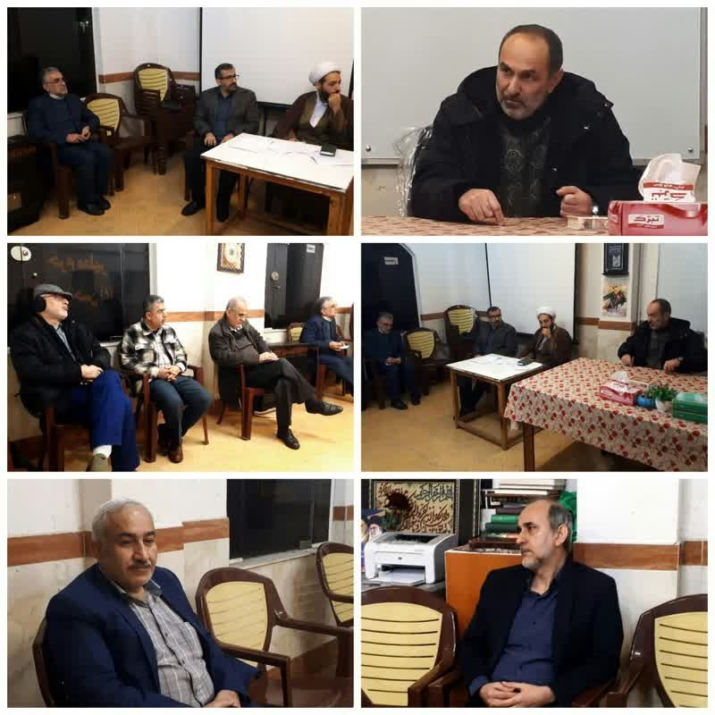 نشست اعضای شورای ائتلاف آستانه‌اشرفیه با نامزد انتخاباتی