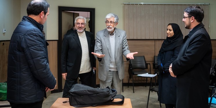 بازدید دکتر حداد عادل از فرآیند مصاحبه با کاندیداها+ تصاویر