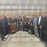 دیدار اعضای شورای ائتلاف با نماینده ولی فقیه در استان آذربایجان شرقی